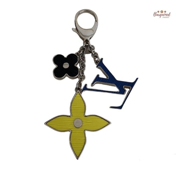 Authentic LOUIS VUITTON Bijossac Fleur De Epi Keyring Bag Charm - M67124 - Picture 3 of 13